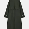 Hannah Waddingham TV Series Ride or Die 2026 Black Trench Coat Back