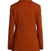 Hannah Waddingham TV Series Ted Lasso S04 Brown Double Breasted Blazer Back View