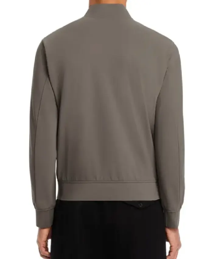 Harry Jowsey TV Series Lets Marry Harry 2026 Grey Bomber Jacket Back