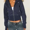 Hollister Blue Peyton Twill Jacket