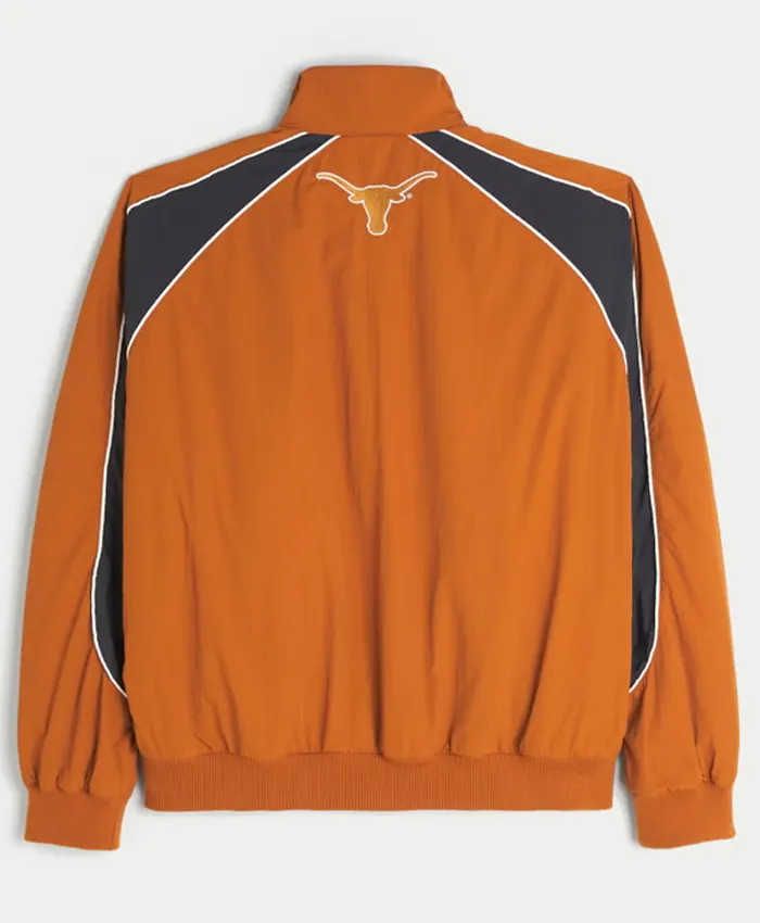 Hollister Longhorns Windbreaker Jacket Back