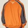 Hollister Men Longhorns Zip Up Windbreaker Jacket Back
