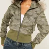 Hollister Peyton Twill Camo Jacket