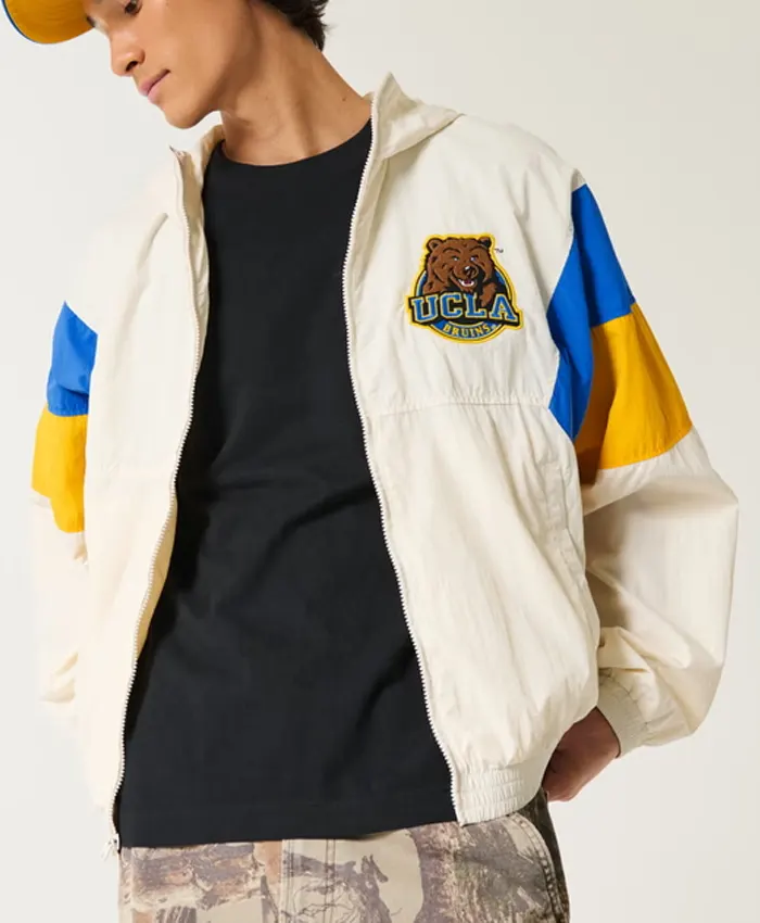 Hollister UCLA Bruins Hooded Windbreaker Jacket