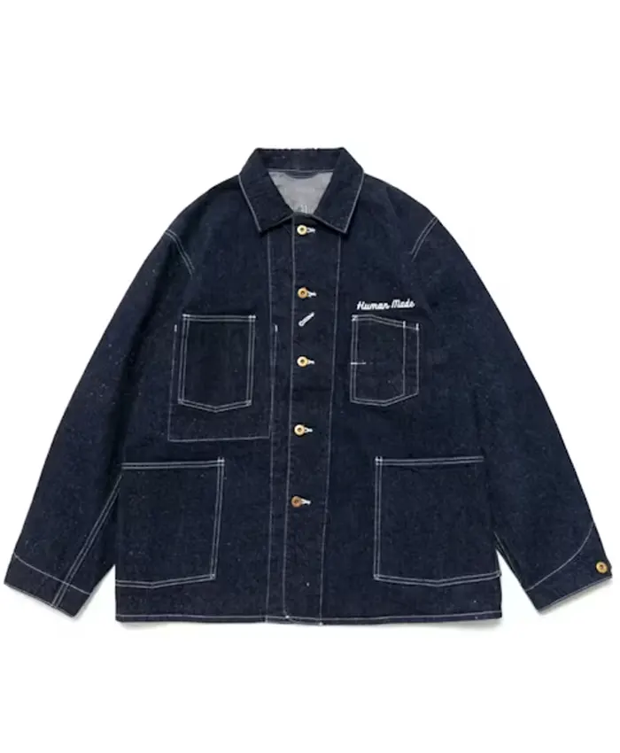 Human Made Denim Coverall Jacket Indigo