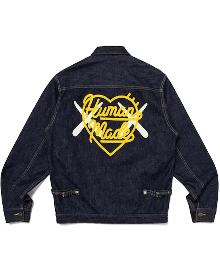 Human Made x KAWS Denim Work Jacket Indigo
