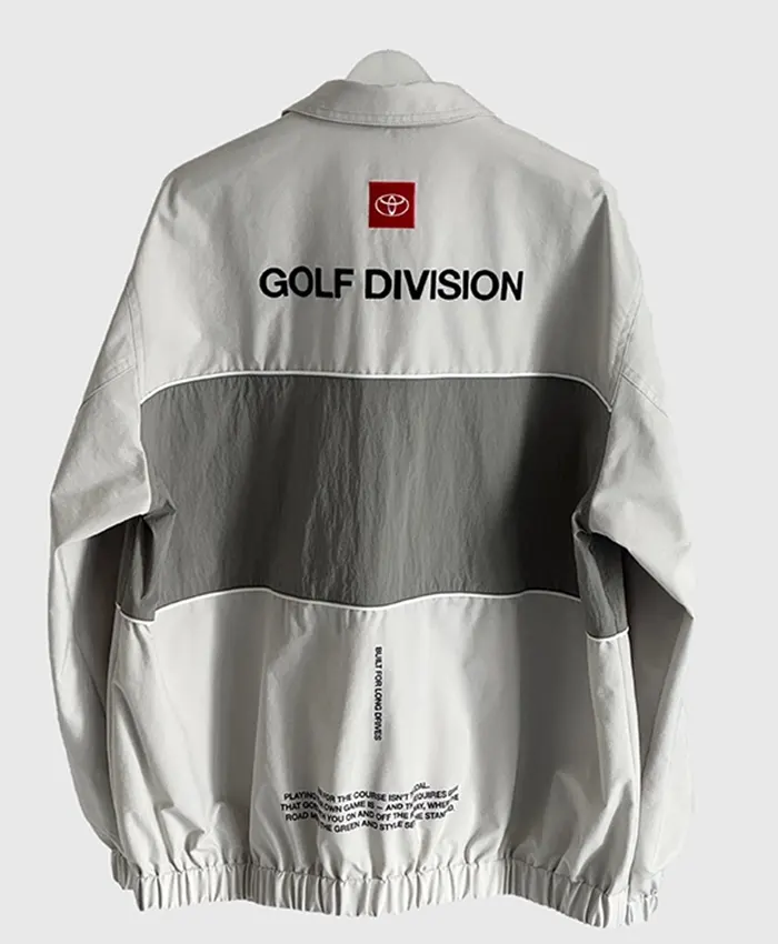 Hypegolf x Toyota 2026 RAV4 Capsule Grey Zip-Up Jacket Back
