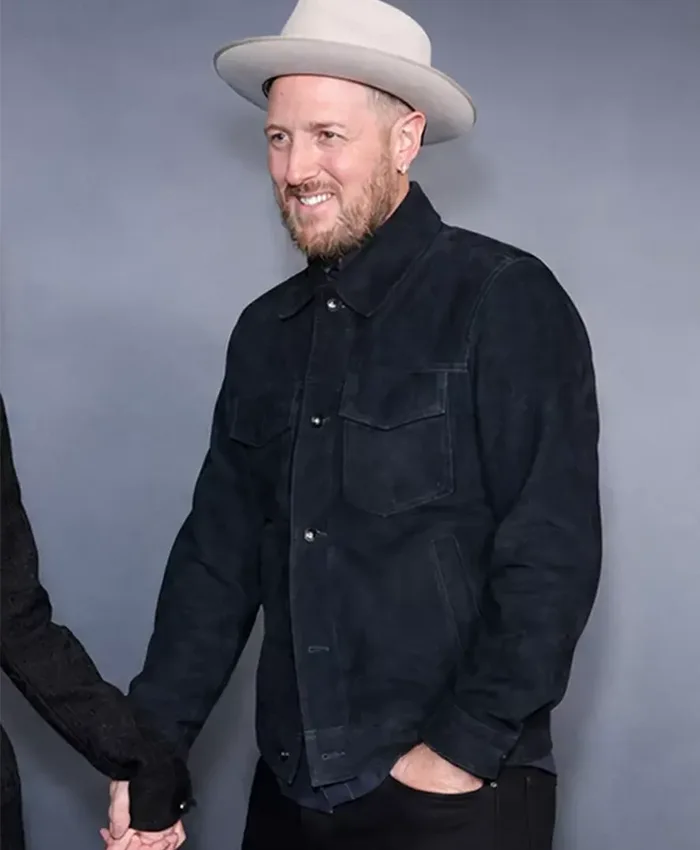 I Will Find You NYC Premiere Kenna Kennor Suede Jacket