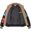 Icecream Trick Shot Collared Bomber Varsity Jacket Buy