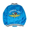 Indianapolis 500 Motor Speedway 70’s Blue Satin Bomber Jacket On Sale