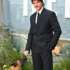 Jacob Elordi Movie The Dog Stars Premier 2026 Black Double Breasted Suit Front View