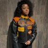Jaedyn Shaw It Is Finished Leather Jacket