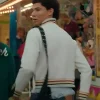 James Majoos TV Series Heartbreak High 2026 Darren Rivers White Cropped Jacket