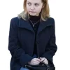 Jane Andrews TV Series The Lady 2026 Blue Wool Coat