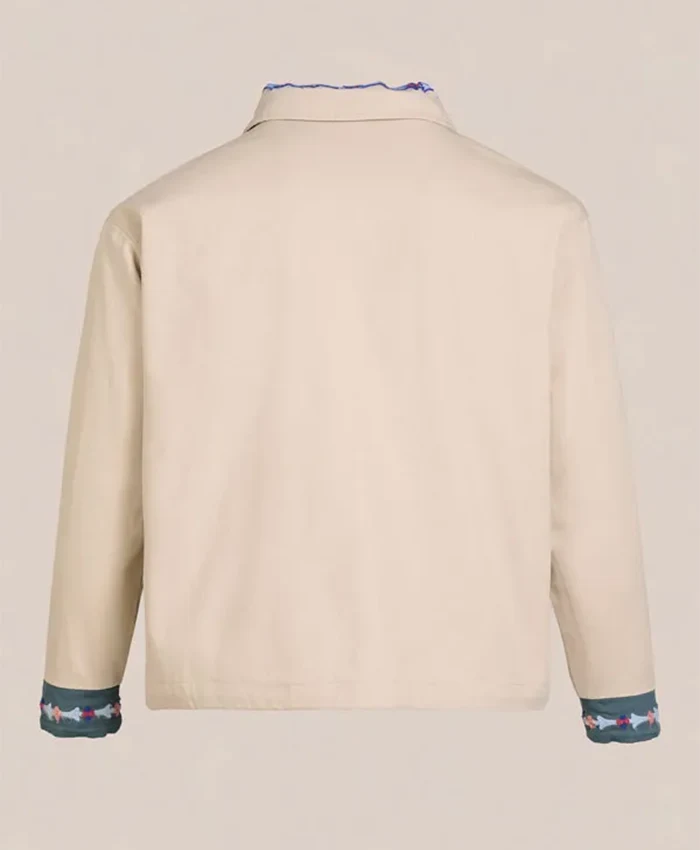 Jaylan Evans TV Series My Life with the Walter Boys 2026 Skylar Summerhill Floral Embroidered Jacket Back