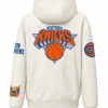Jeff Hamilton New York Knicks Leather Full Zip-Up Jacket Back