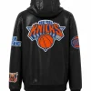 Jeff Hamilton New York Knicks Zip-Up Jacket Back