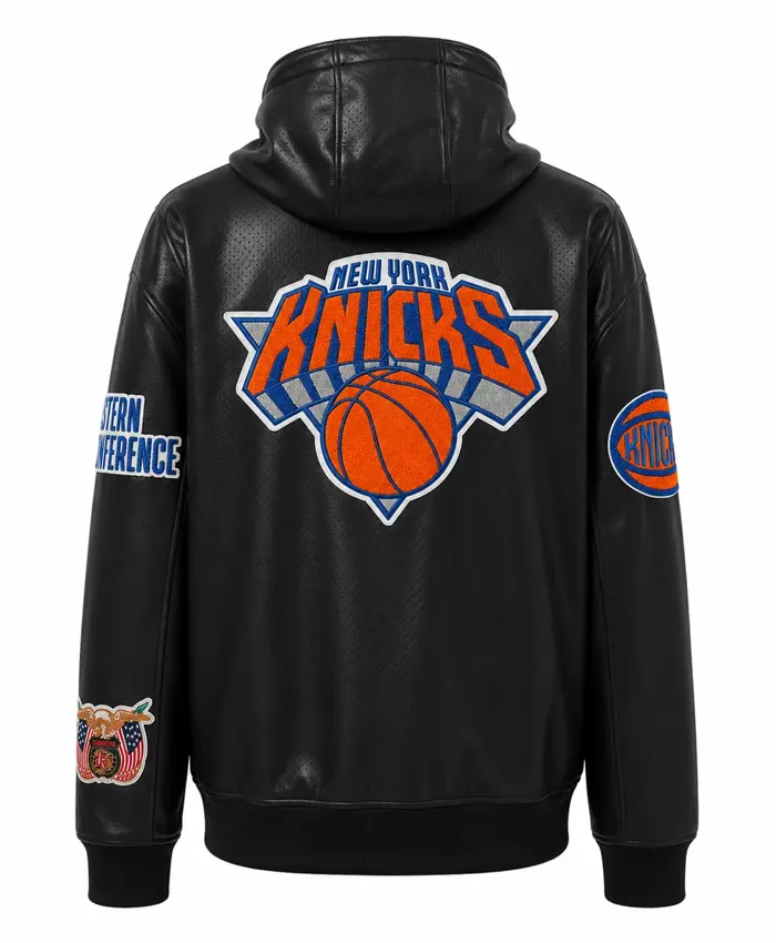 Jeff Hamilton New York Knicks Zip-Up Jacket Back