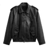 Jessica Alba TV Series Honest Renovations 2026 Black Leather Jacket
