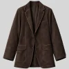 Jill Movie Voicemails for Isabelle 2026 Zoey Deutch Brown Suede Coat Front