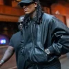Jordan Clarkson Vetements Spring Summer 2027 Black Leather Jacket On Sale