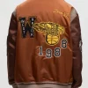 Jordan X Honor The Gift Westbrook Brown Varsity Jacket For Men