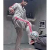 Jude Bellingham Adidas Grey and Pink Tracksuit