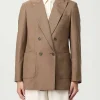 Judith Burton TV Series Ride or Die 2026 Hannah Waddingham Beige Blazer