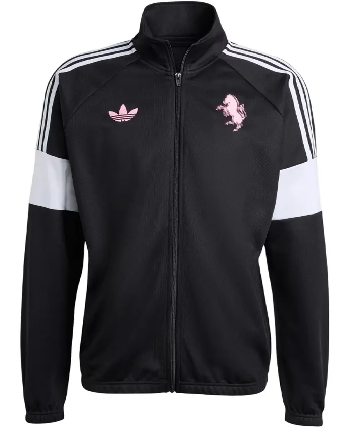 Juventus adidas Lifestyler Full-Zip Track Top Jacket Black