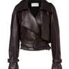 Katie Arundel TV Series In The City 2026 Dark Brown Leather Jacket
