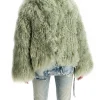 Keeley Jones TV Series Ted Lasso S04 Juno Temple Green Mongolian Fur Coat