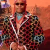 Langa Mavuso South African Music Awards 2026 Colorful Suit Front View