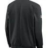 Las Vegas Raiders Nike Sideline Powerful Blocking Full Zip Bomber Jacket Black