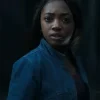 Leah Sava Jeffries TV Series Percy Jackson and The Olympians 2026 Annabeth Chase Blue Denim Jacket Front View