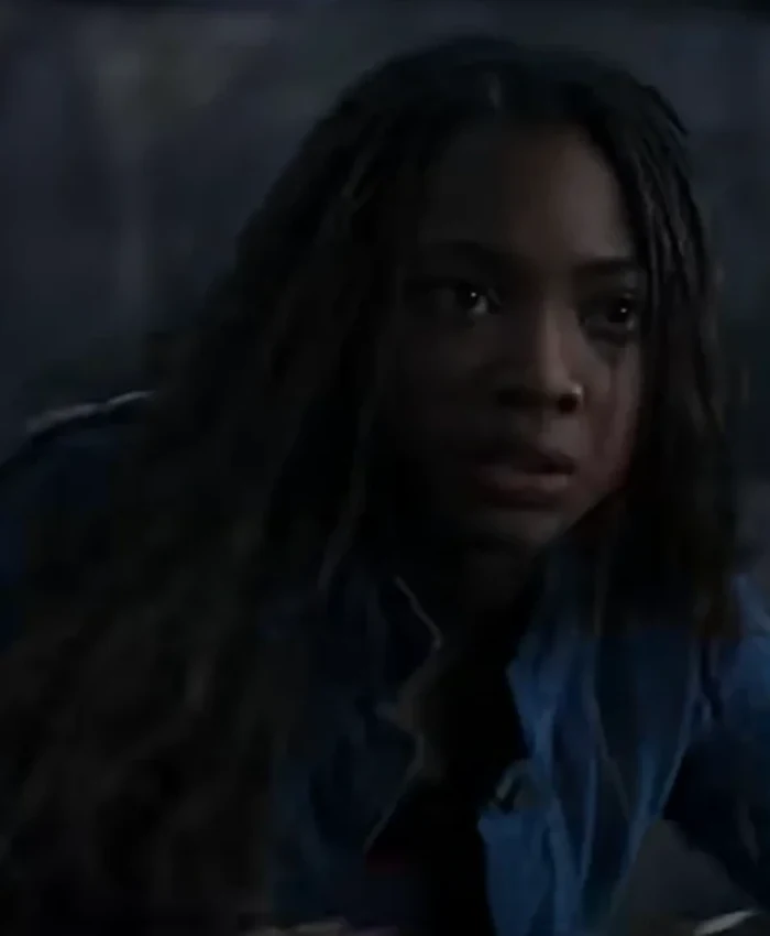 Leah Sava Jeffries TV Series Percy Jackson and The Olympians 2026 Annabeth Chase Blue Denim Jacket