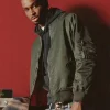 Levi’s x Shai Gilgeous-Alexander Olive Green Satin MA-1 Bomber Jacket