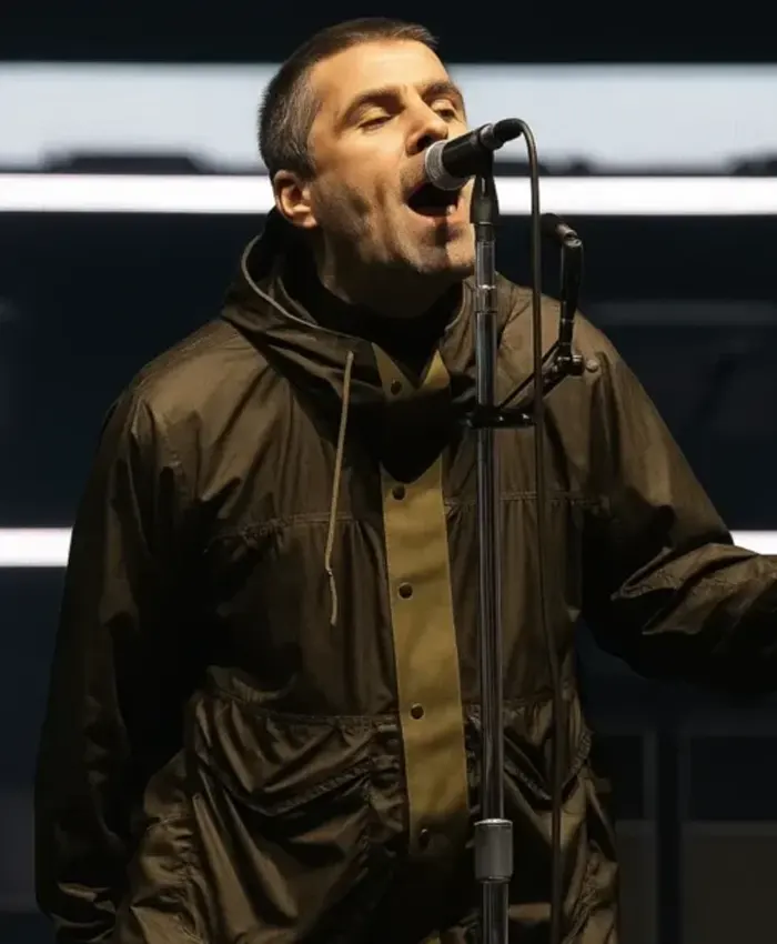 Liam Gallagher Oasis Tour Olive Green Jacket