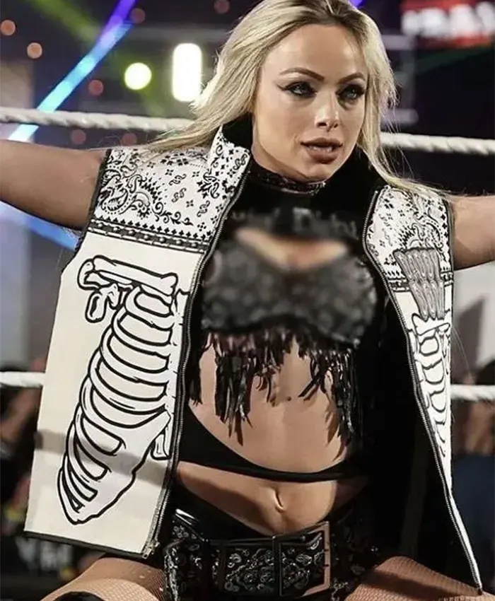 Liv Morgan Daddy Dom White Vest