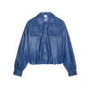 Lizzie Mathis TV Series Honest Renovations 2026 Blue Leather Jacket