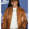 London Game 2026 Shiv Wilson Brown Bomber Jacket On Sale