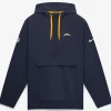 Los Angeles Chargers Nike Sideline Anorak Half-Zip Hooded Navy Jacket