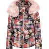 Lydia Rose Bewley TV Series The Royals 2026 Multicolor Puffer Jacket