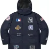 MLB Supreme New York Yankees Gore Tex 700-Fill Down Jacket Blue