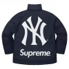 MLB Supreme New York Yankees Gore Tex 700-Fill Down Jacket Blue Back