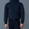 Mackage Men's Dixon Down Bomber Jacket With Natural Hooded Fur