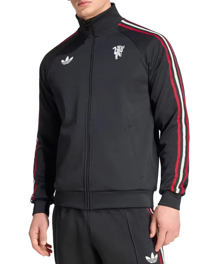 Manchester United adidas Culturewear Black Track Jacket