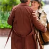 Martin Short TV Series Only Murders in the Building Oliver Putnam Brown Cotton Coat