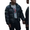 Mekai Curtis Power Book III Raising Kanan Series 2026 Kanan Stark Black Puffer Jacket