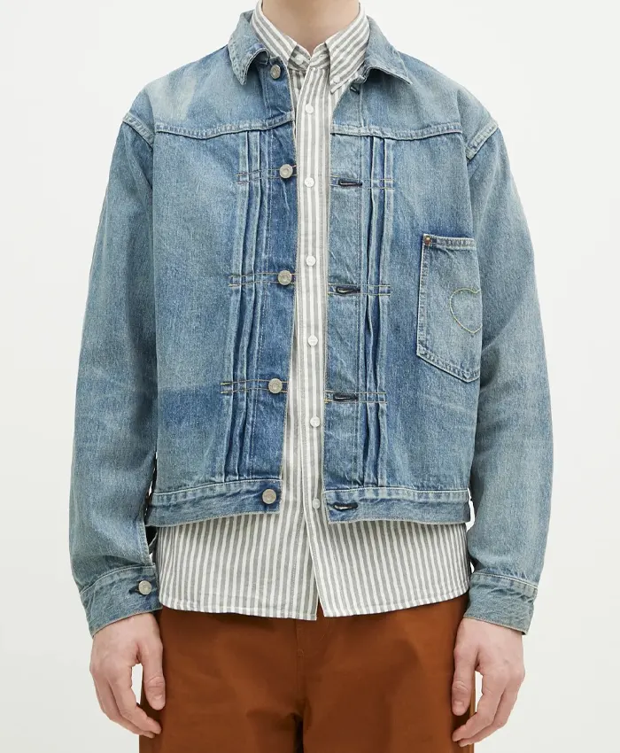 Mens Human Made Denim Work Jacket Future
