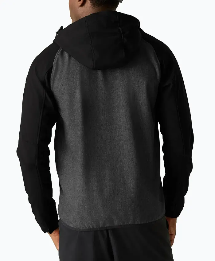 Men's Regatta Arec III Black Softshell Jacket Back
